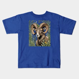 Nevada Desert Bighorn Sheep And Sagebrush 1 Kids T-Shirt